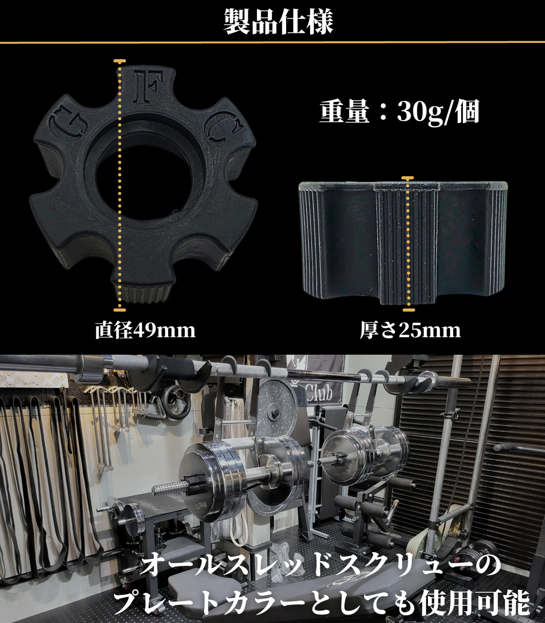 GFCダンベル オールスレッドパーツ – GentlemanFitnessClub