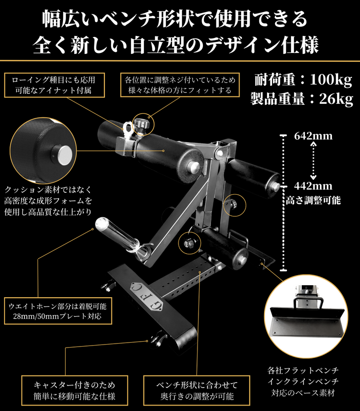 GFC 自立型 レッグストレングス – GentlemanFitnessClub