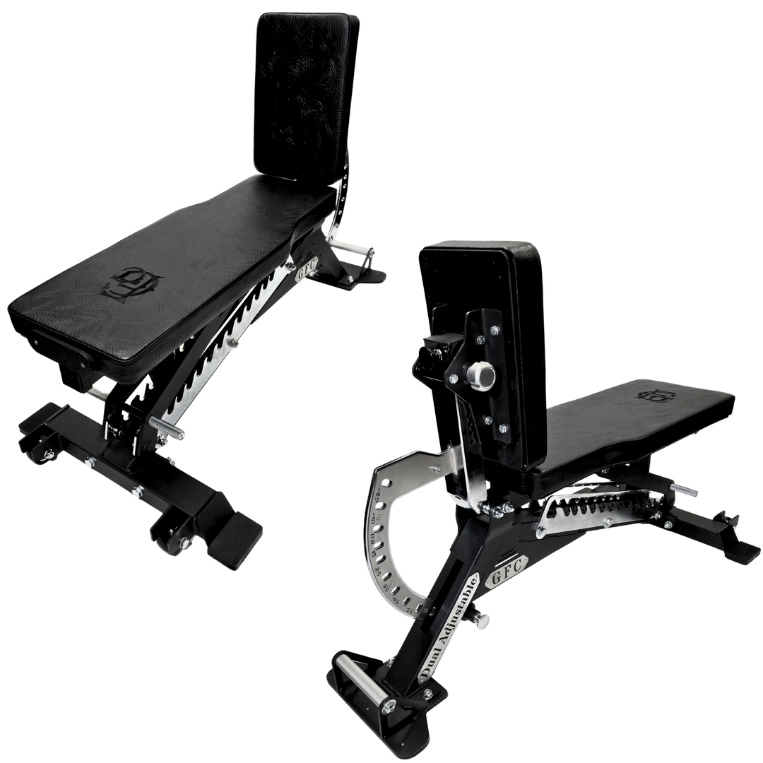 GFCコンパクトデュアルアジャスタブルベンチ – GentlemanFitnessClub