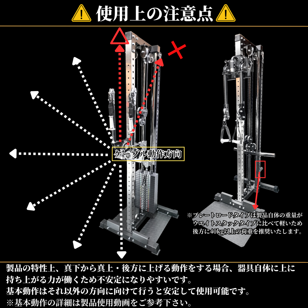 GFCコンパクトファンクショナルトレーナー 『プレートロード』 – GentlemanFitnessClub